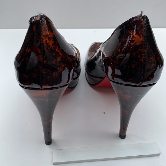 Paruolo Red Bottom Open Copper/Brown marble size 9 (40) heels - Picture 7 of 8